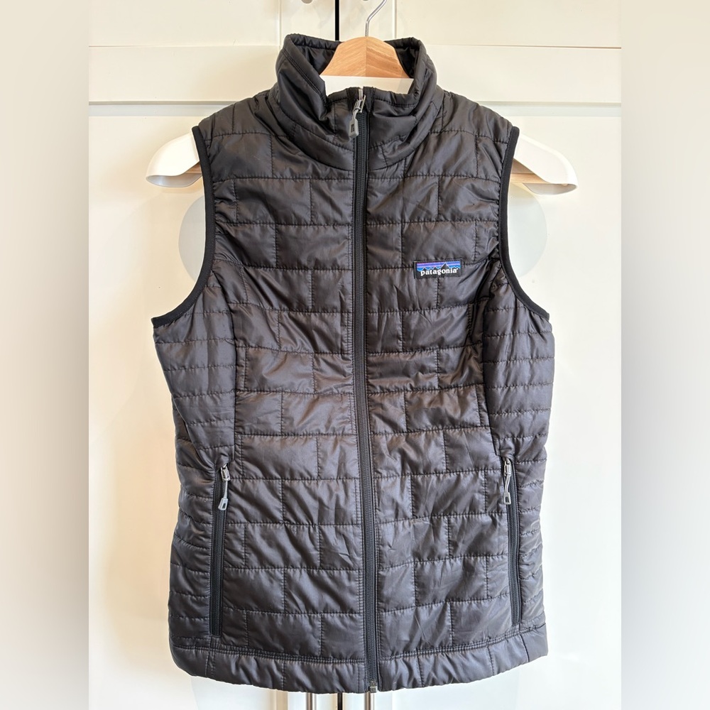 Women’s Size XS Patagonia Black Nano Puff® Vest - PrimaLoft® EUC